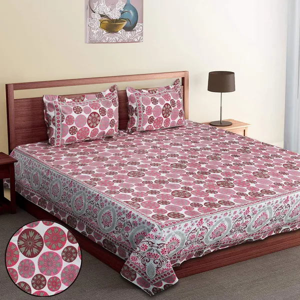 Pink_Cotton_Rajwada_Utsav_Double_Bedsheet_With_Pillow_Cover_120X120_Cm